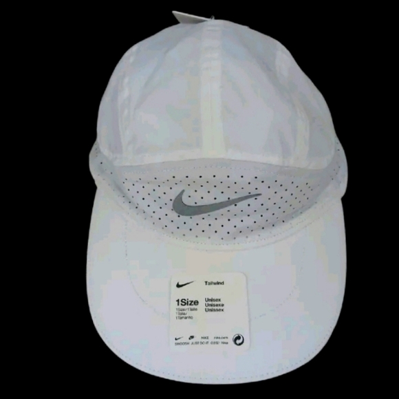 NWT Nike AeroBill Dri-Fit Tailwind Elite Reflective Running tennis Hat Cap OS - Picture 2 of 8